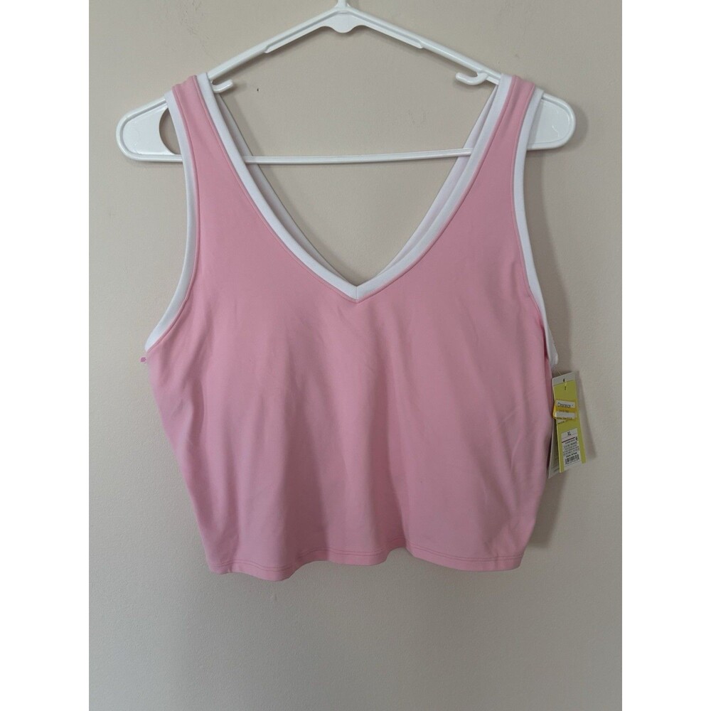 Women's Pink Tank Top Size XL by All In Motion New with Tags Built In Bra